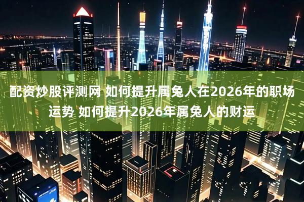 配资炒股评测网 如何提升属兔人在2026年的职场运势 如何提升2026年属兔人的财运